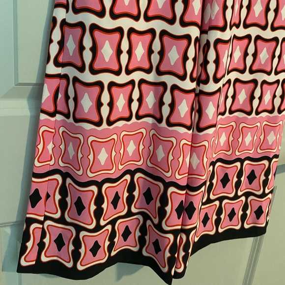 ZARA GEOMETRIC PRINTED PANTS - Picture 7 of 14